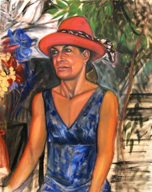 Lady with Pink Hat